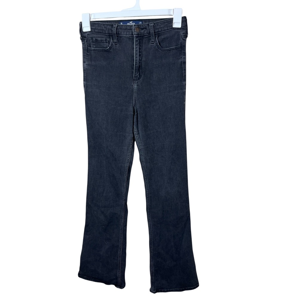 Hollister Highest Rise Bootcut‎ Jeans Women's W29 L33 Dark Wash Denim
